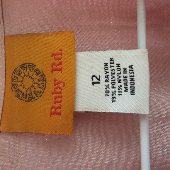 Ruby Rd Glossy Pink Jacket - Picture 8 of 8